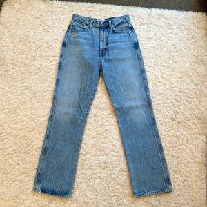 Agolde high rise pinch waist jeans